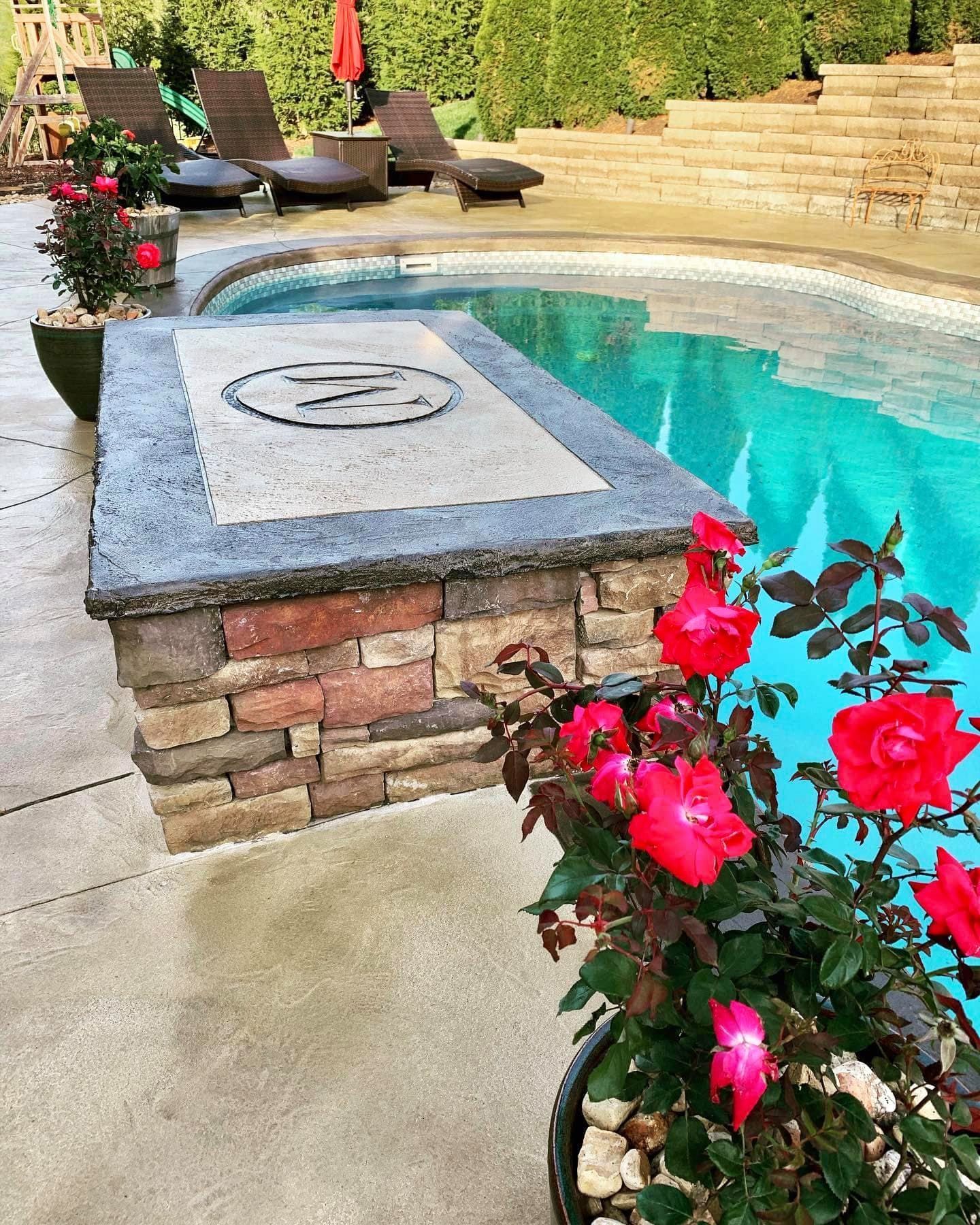 custom concrete initial pool