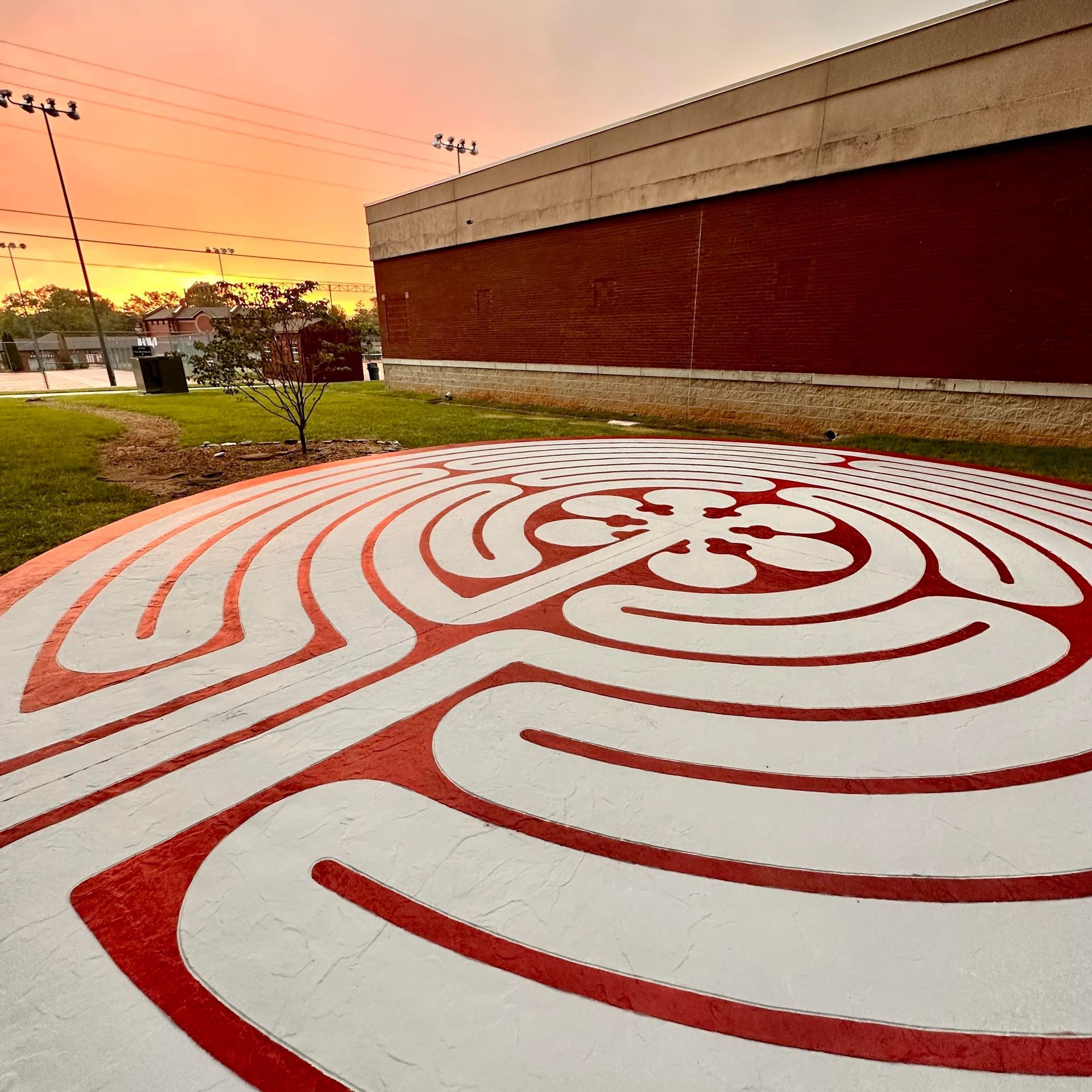 custom concrete maze
