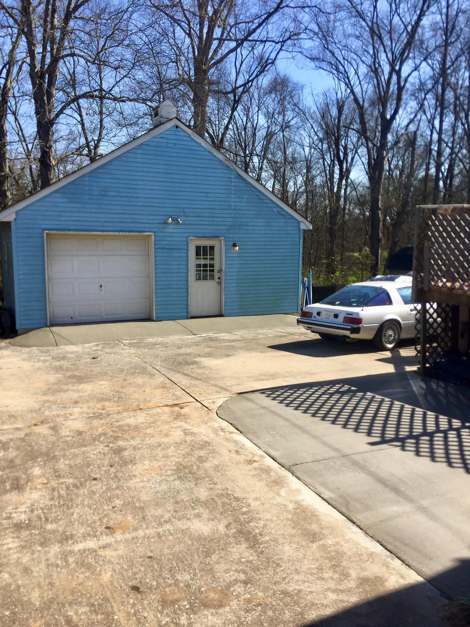 custom concrete driveway middle tn
