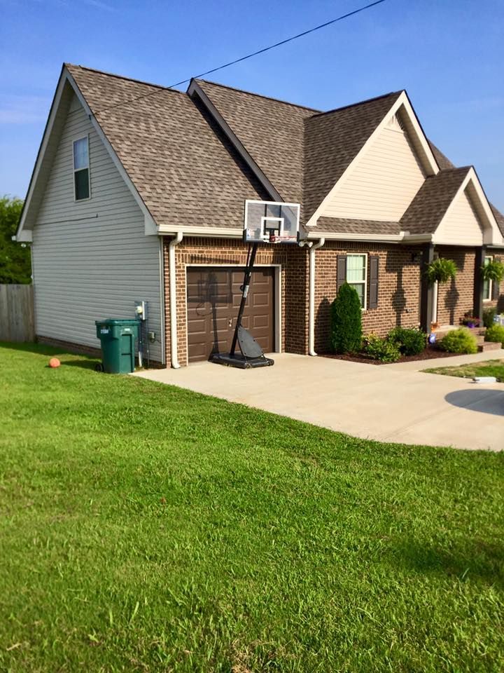 custom concrete driveway middle tn