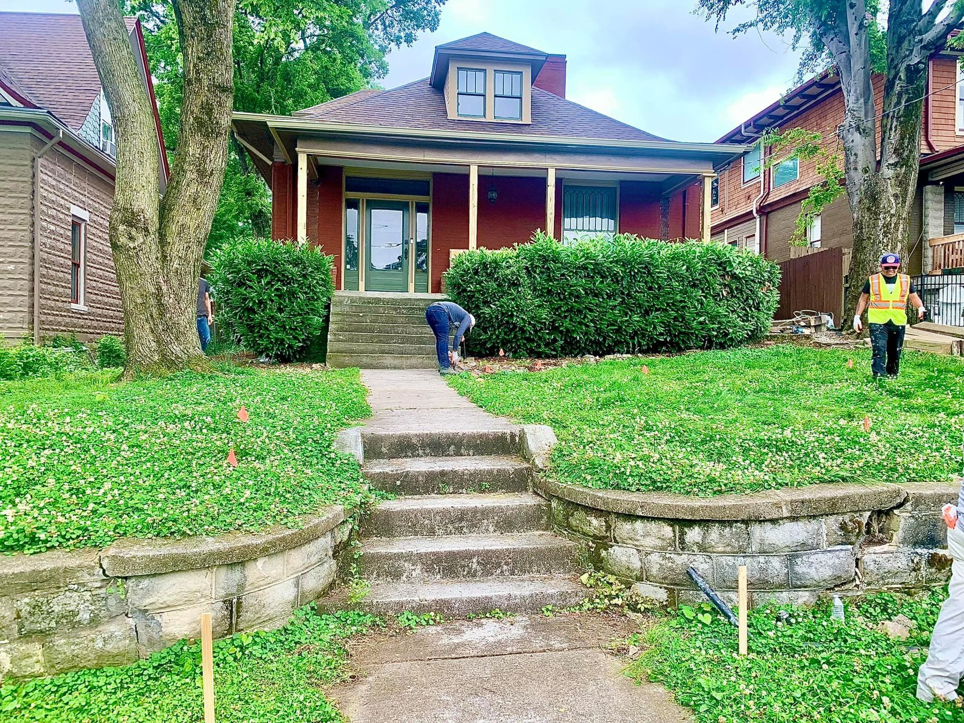 custom concrete porch nashville tn