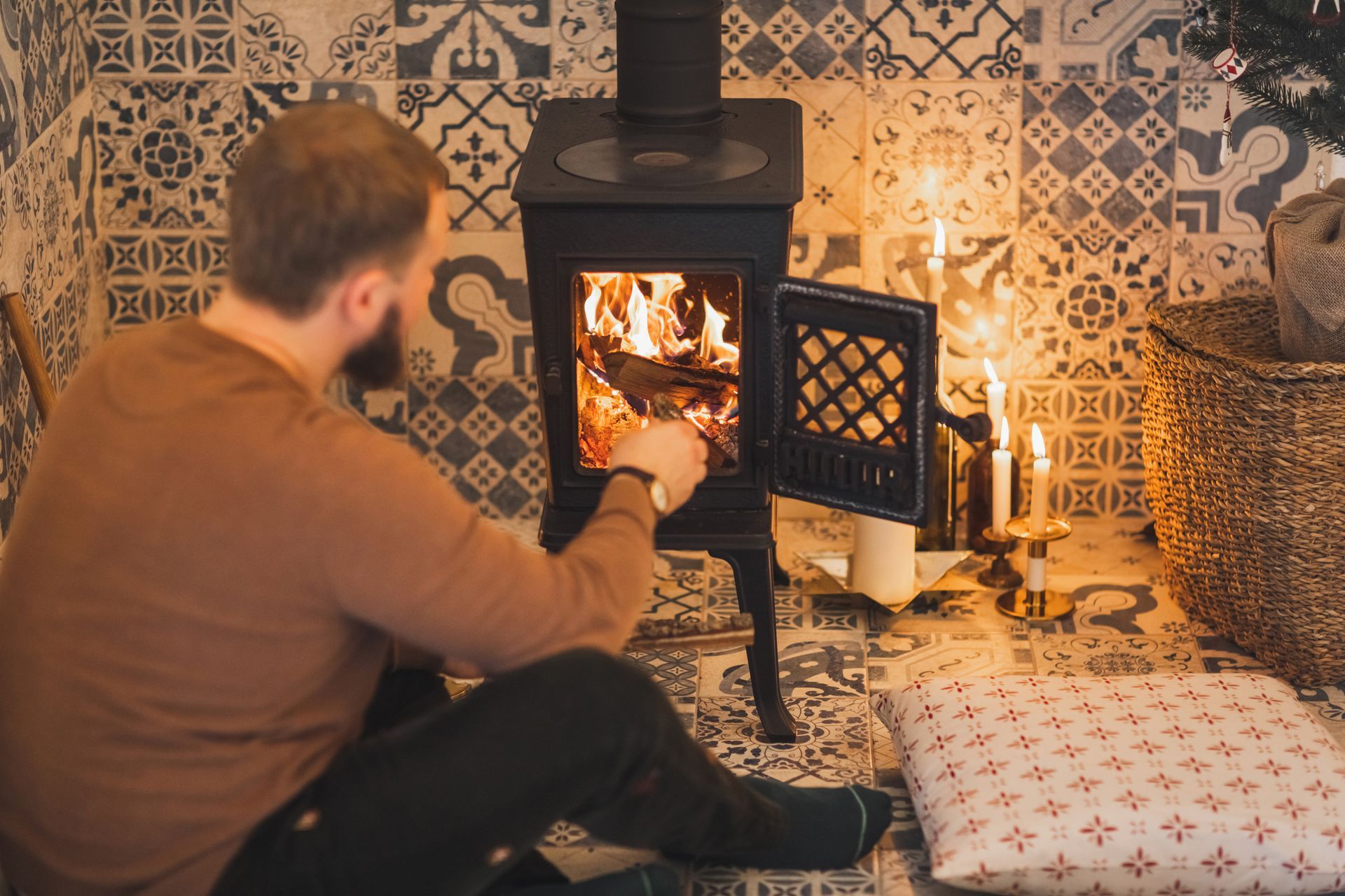 Wood burning heating of the house – Macungie, PA - Anytime Todd's Chimney Sweeping