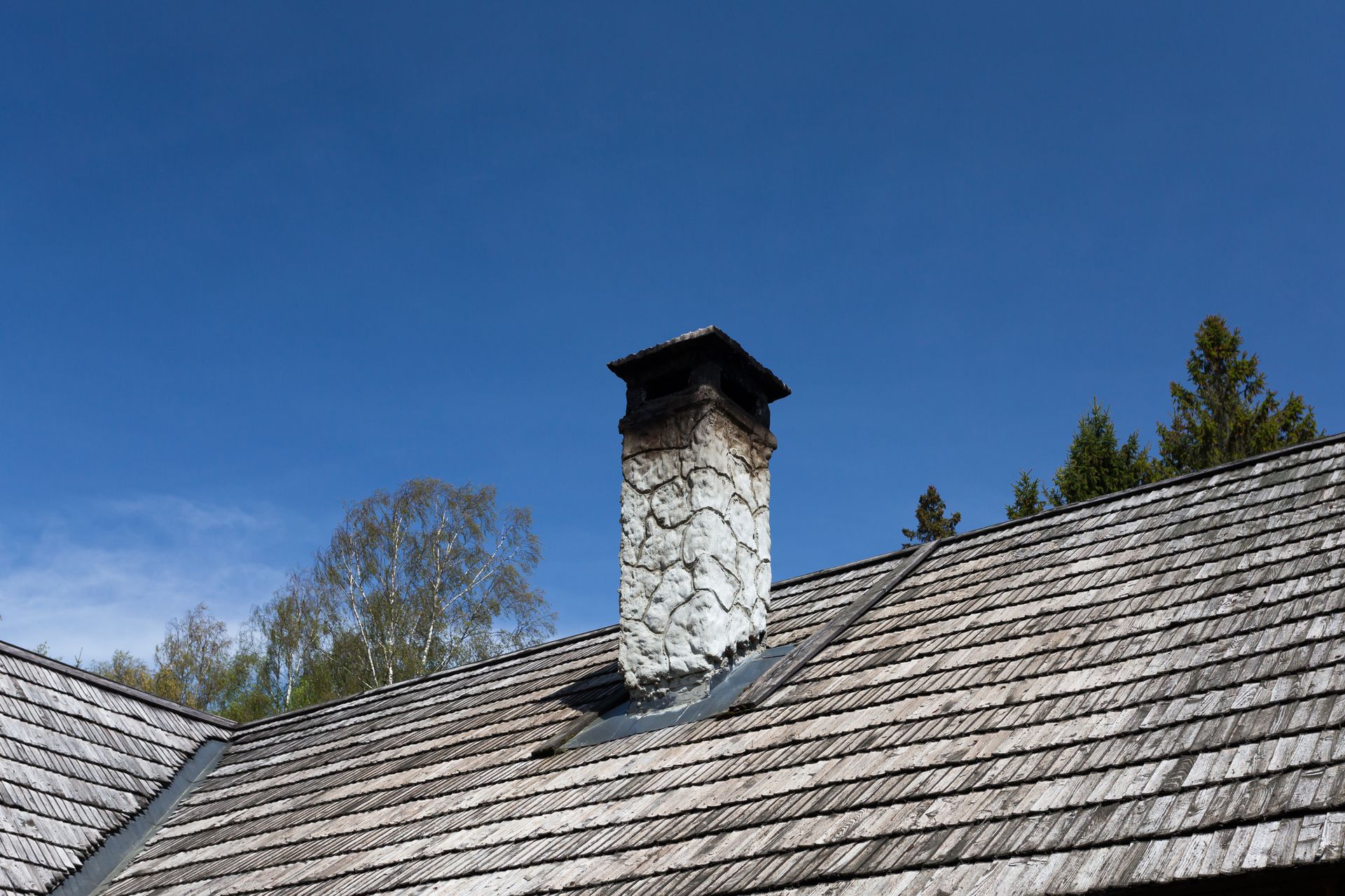 Roof of an old traditional house – Macungie, PA - Anytime Todd's Chimney Sweeping