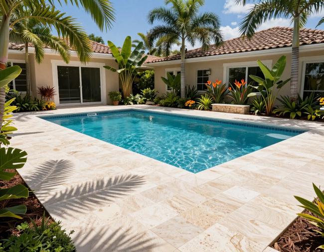 Pool Deck Paving