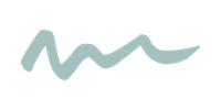 A blue brush stroke on a white background.