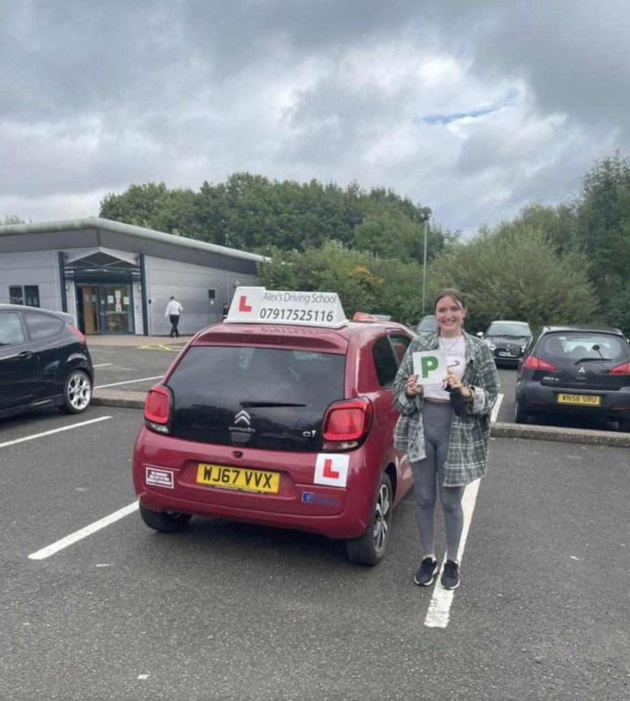 A huge congratulation to Connie on passing her driving test first time today at Kingswood. Safe driving.
