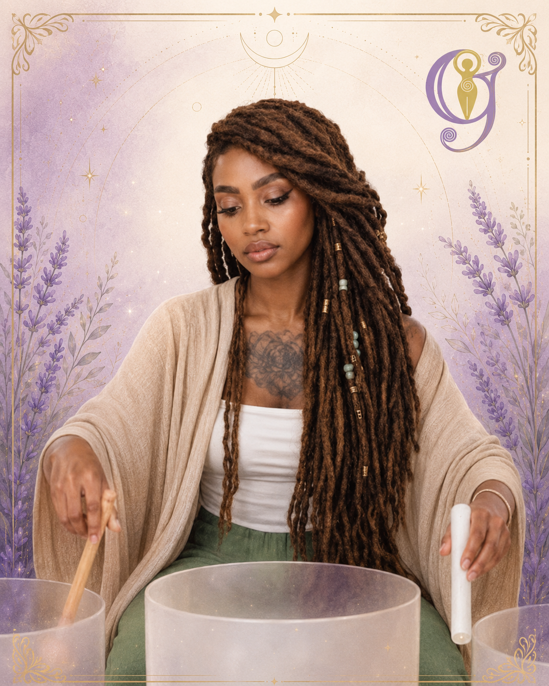 Melissa Horn of Yolovivi & The Sound Experience, sound healer and Yosemite Goddess Festival facilitator