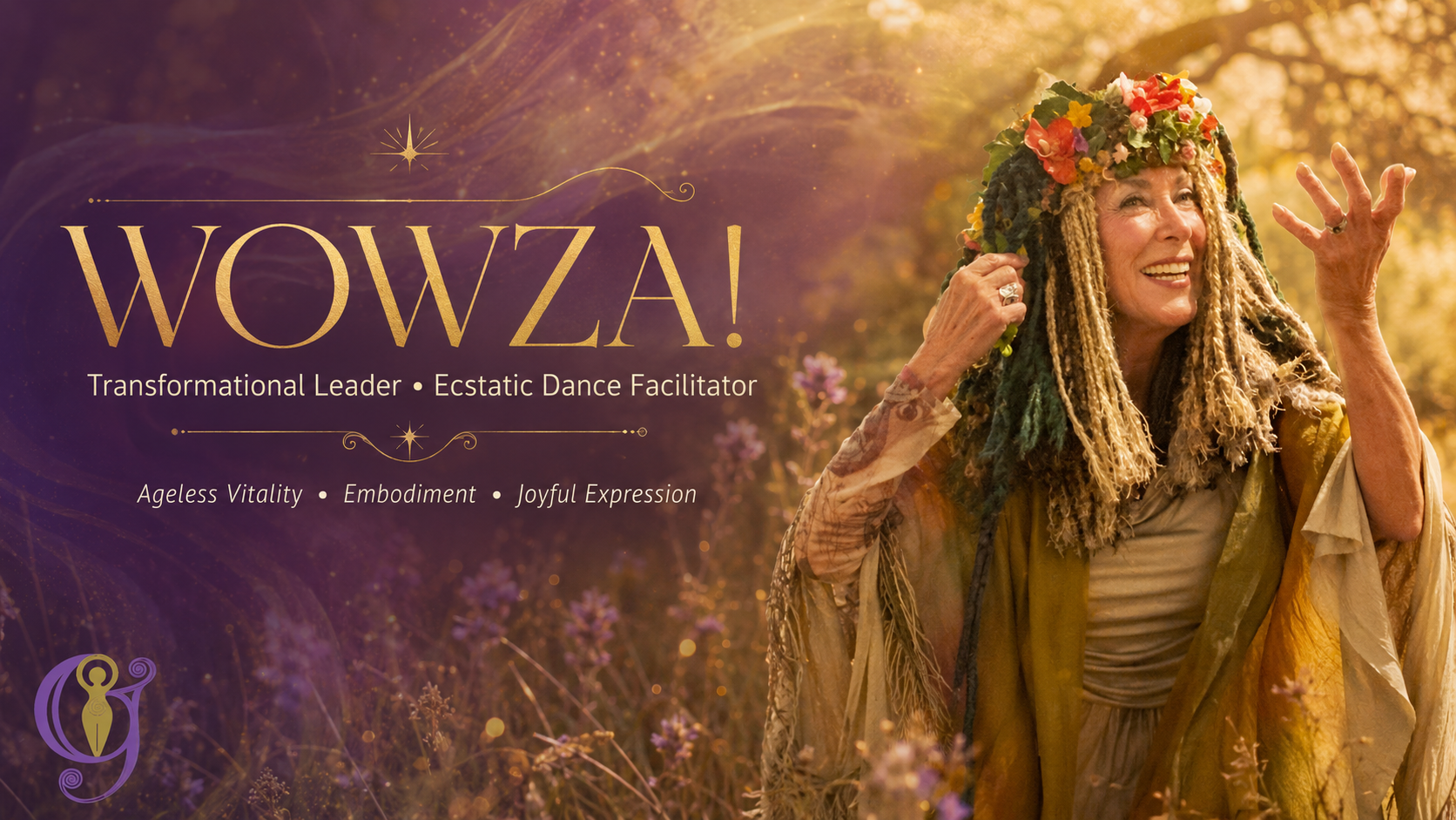 Wowza, transformational leader and ecstatic dance facilitator at Yosemite Goddess Festival