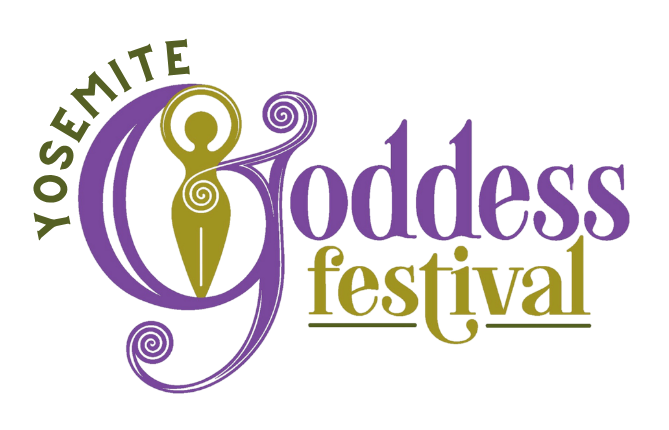 The word goddess is written in yellow on a white background.