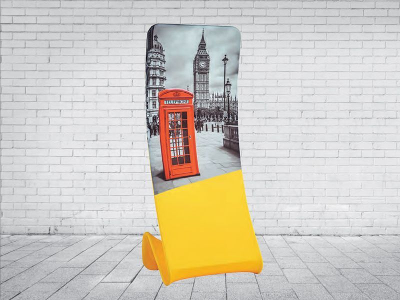 image of a fabric 2.3m banner