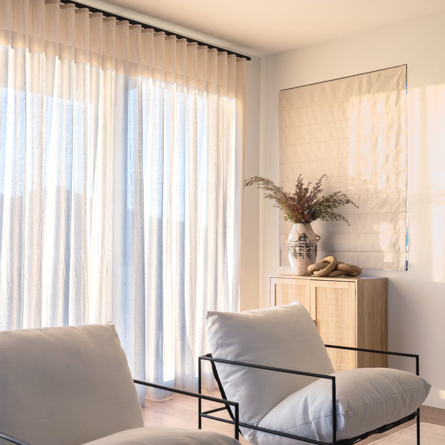 Ripplefold drapery