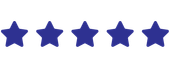 five stars review icon