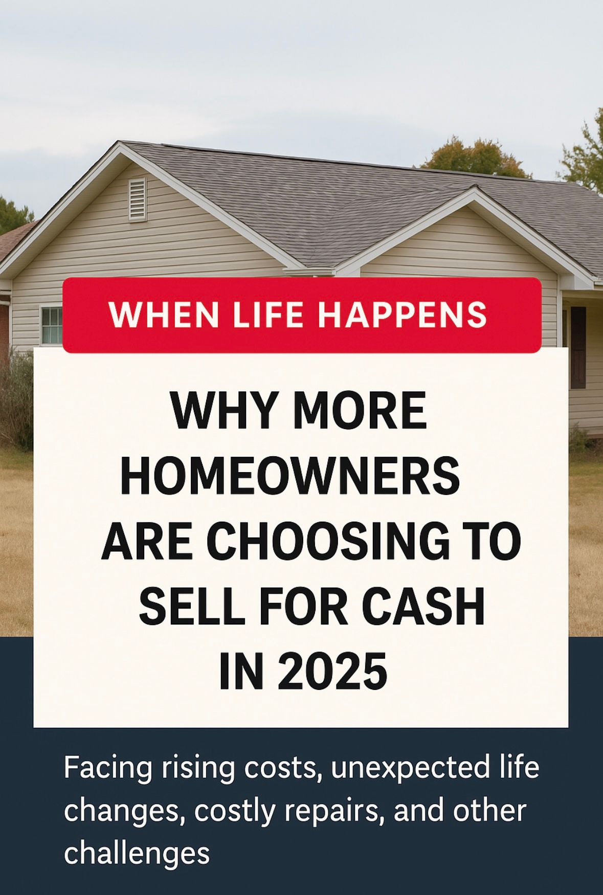 Ad with a house;