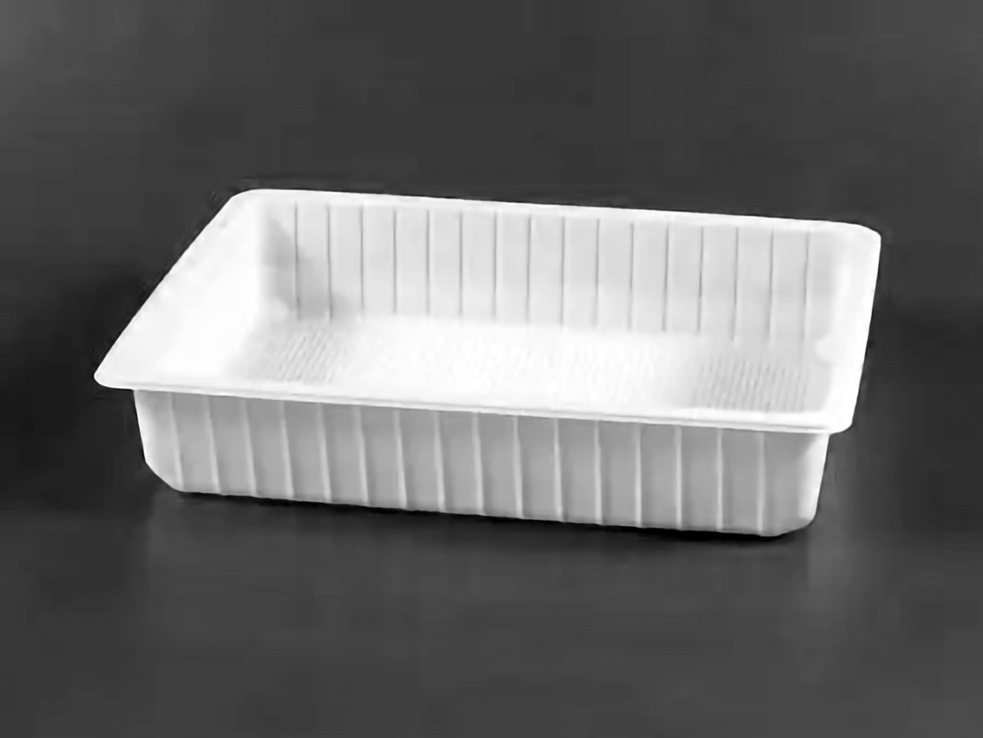 PP微波冷凍食品塑膠2500g豆腐封口盒