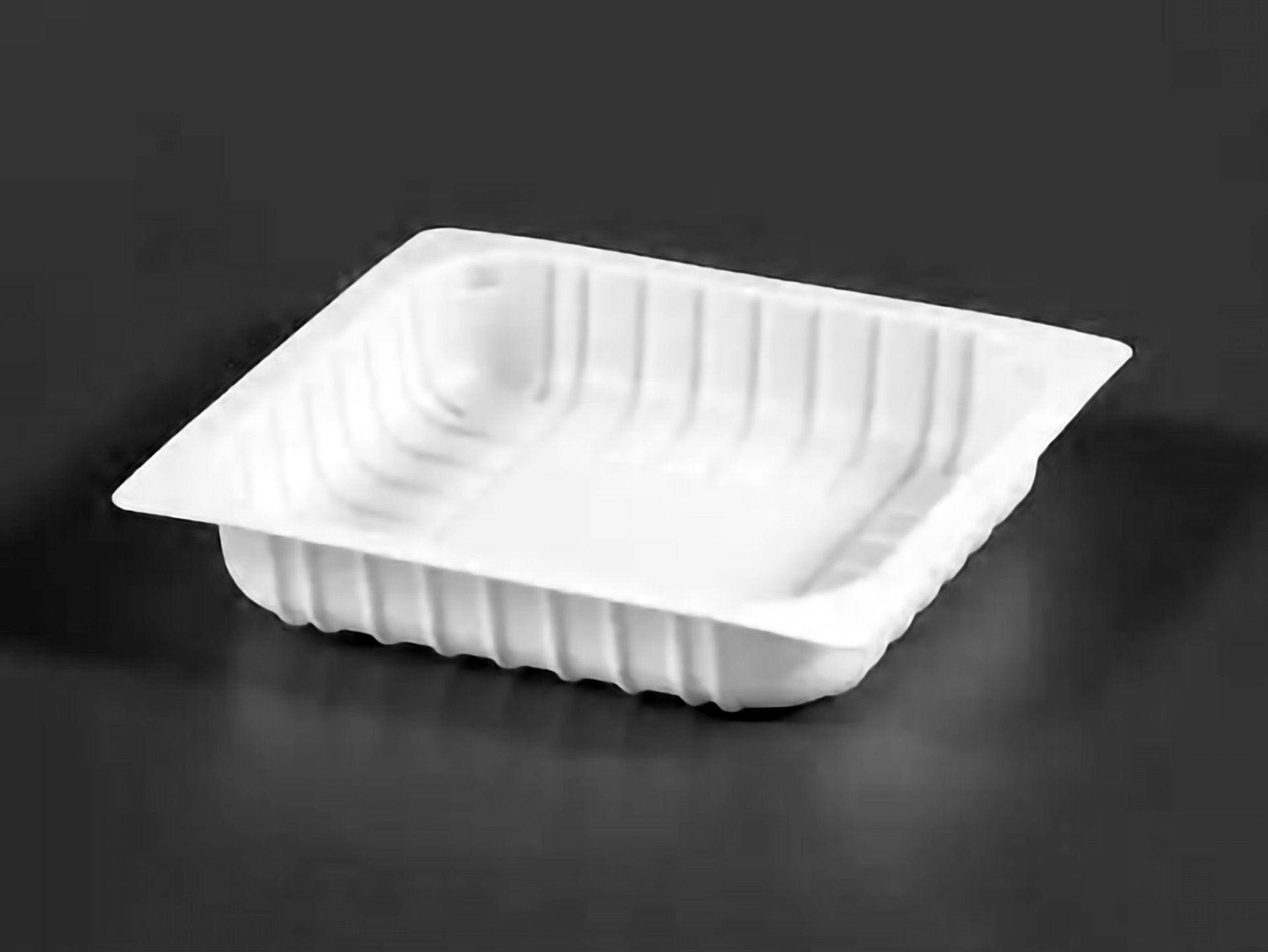 PP微波冷凍食品塑膠280g豆腐封口盒-2