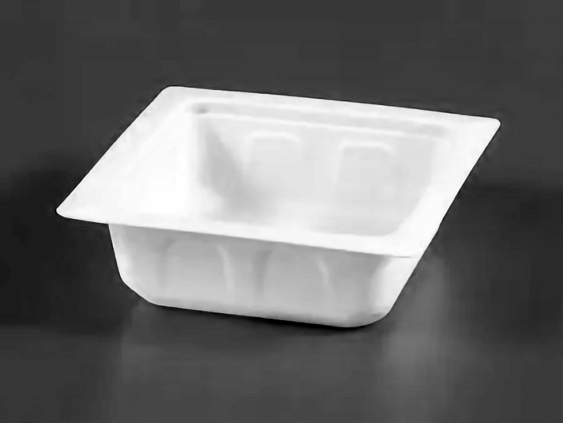 PP微波冷凍食品塑膠330g豆腐封口盒
