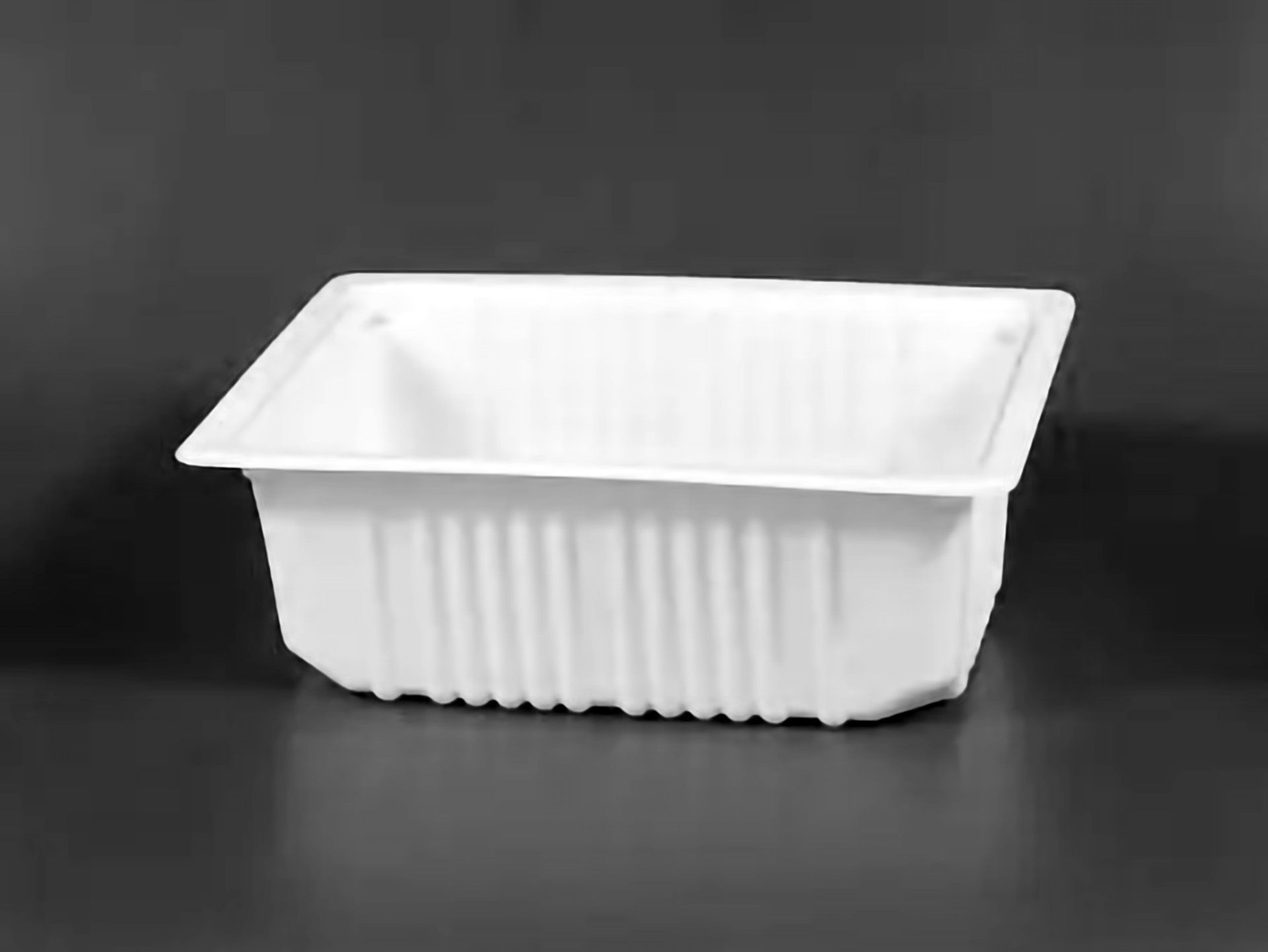 PP微波冷凍食品塑膠3500g豆腐封口盒