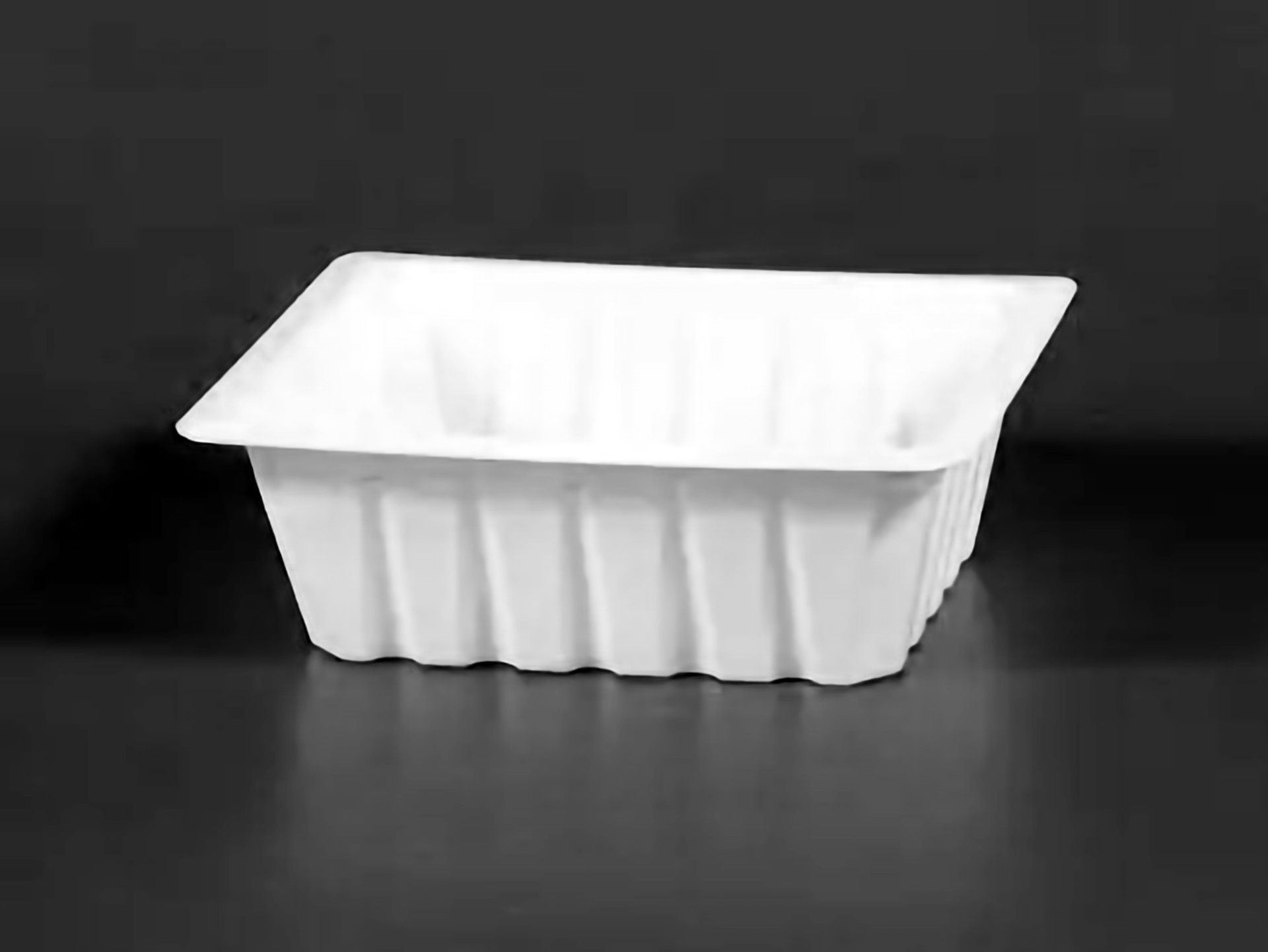 PP微波冷凍食品塑膠520g豆腐封口盒