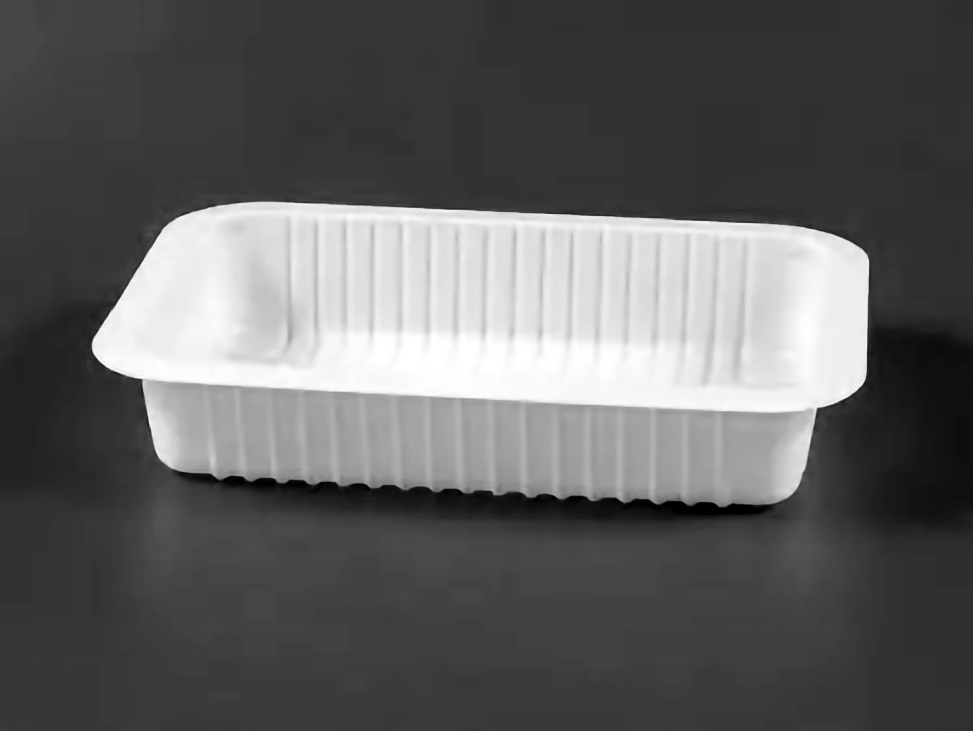 PP微波冷凍食品塑膠620g豆腐封口盒-2