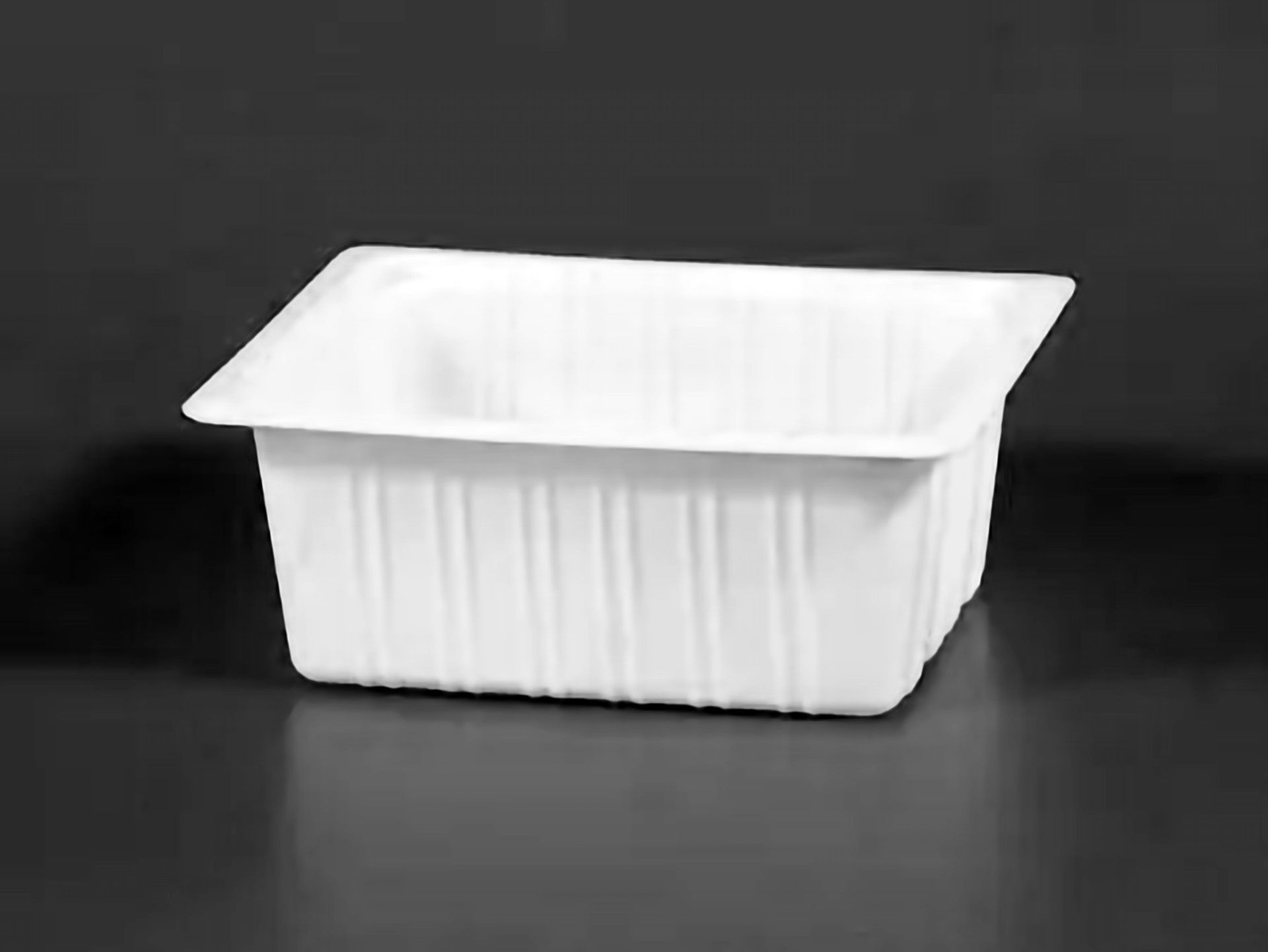 PP微波冷凍食品塑膠630g豆腐封口盒