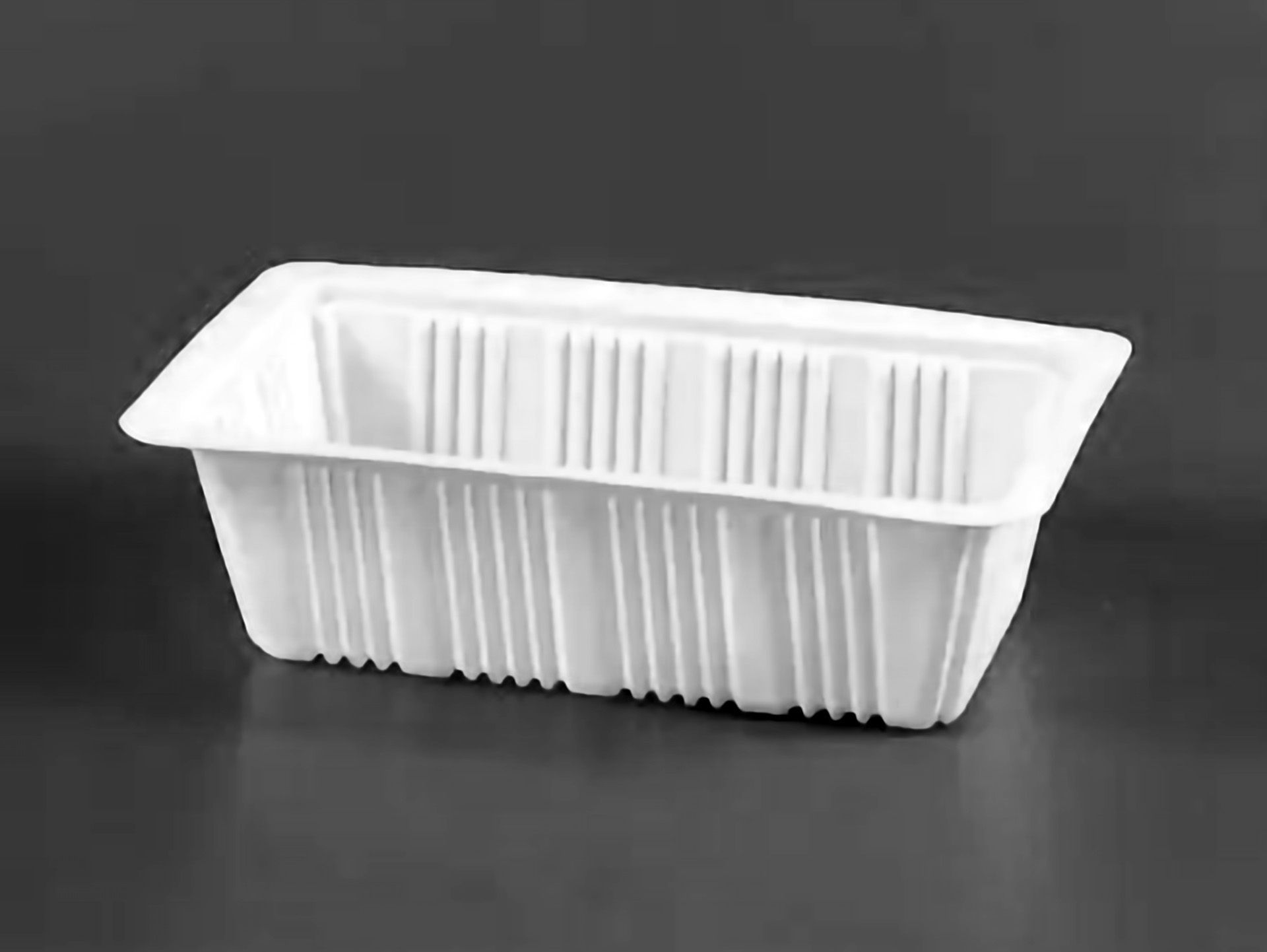 PP微波冷凍食品塑膠700g豆腐封口盒-2