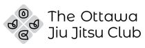 Logo for The Ottawa Jiu Jitsu Club with four martial arts icons in a diamond shape