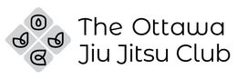 Logo for The Ottawa Jiu Jitsu Club with four martial arts icons in a diamond shape