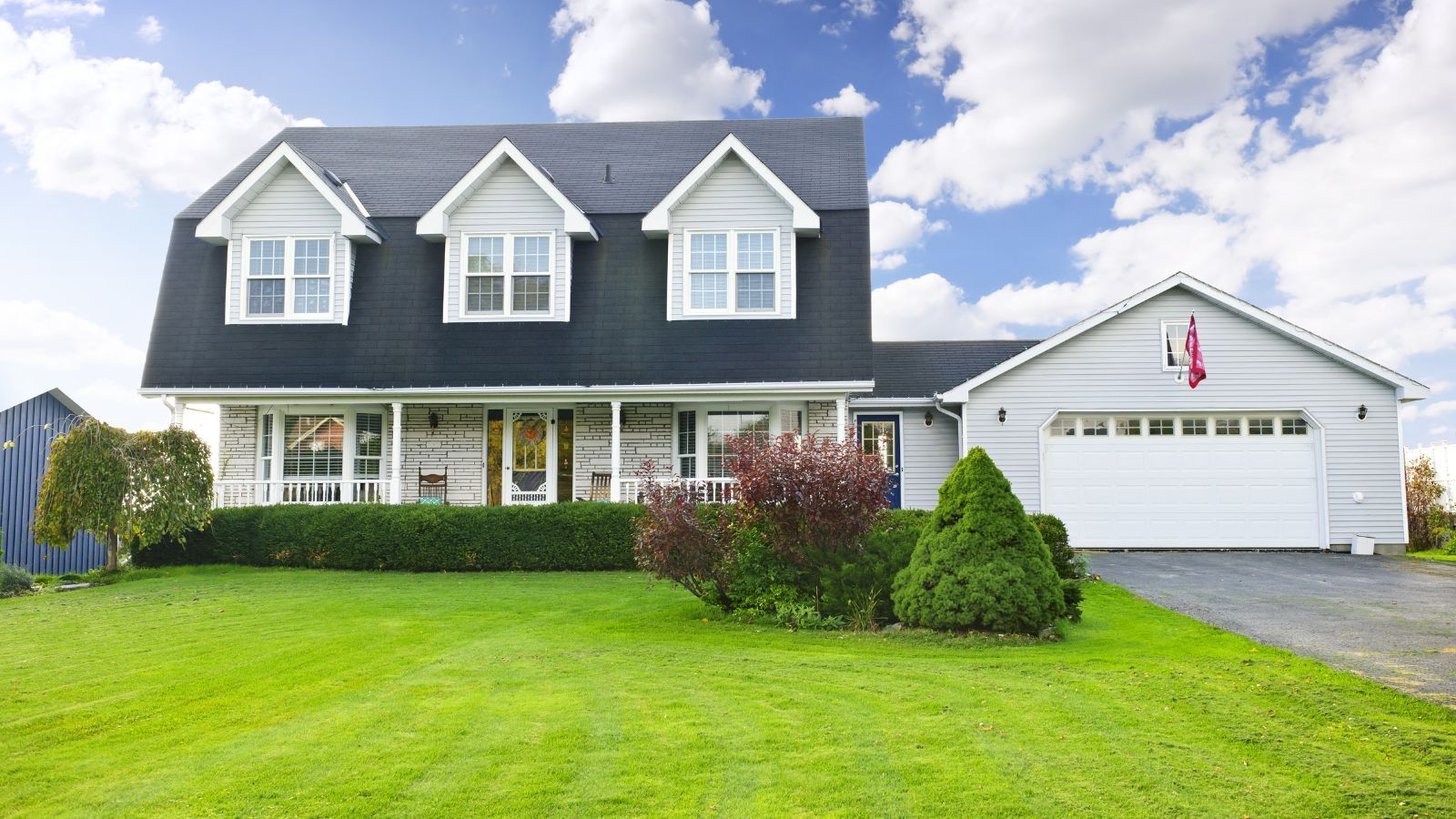 House with a lot of land