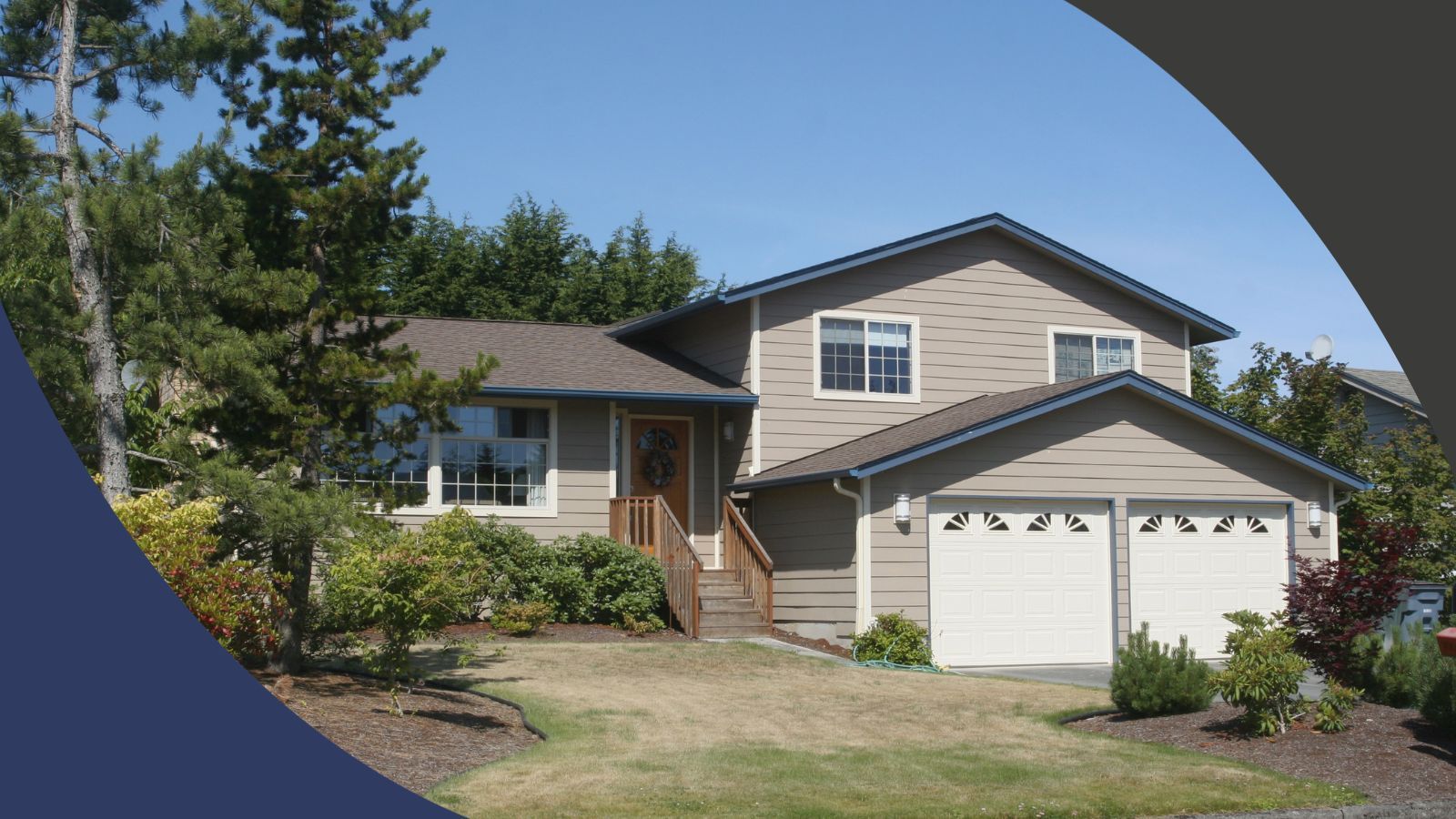 photo of a split level home