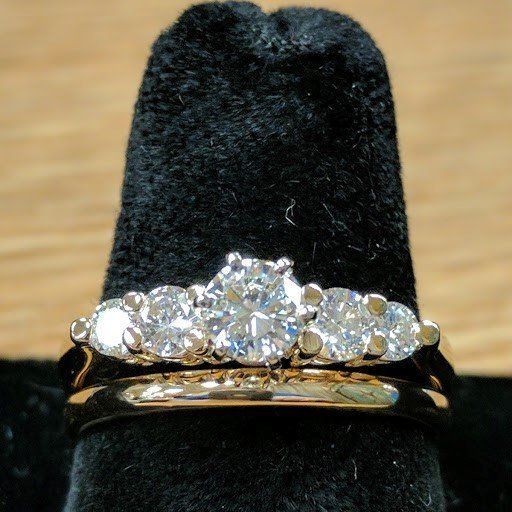 Gold Ring With Three Diamonds | Rochester, NY | Jewelry Clinic