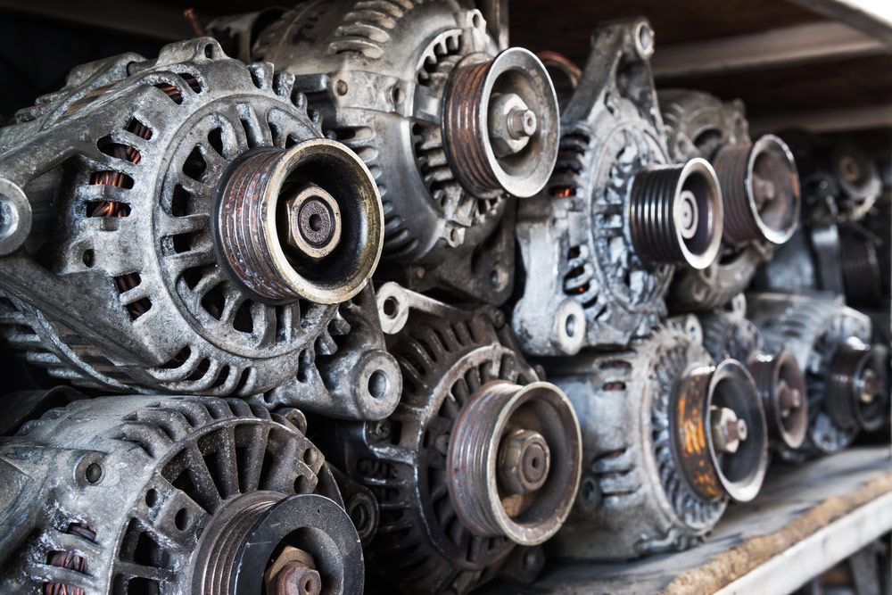 Used vehicle electric motors for recycling and repurposing — Professional Scrap Metal Recycling in Darwin, NT