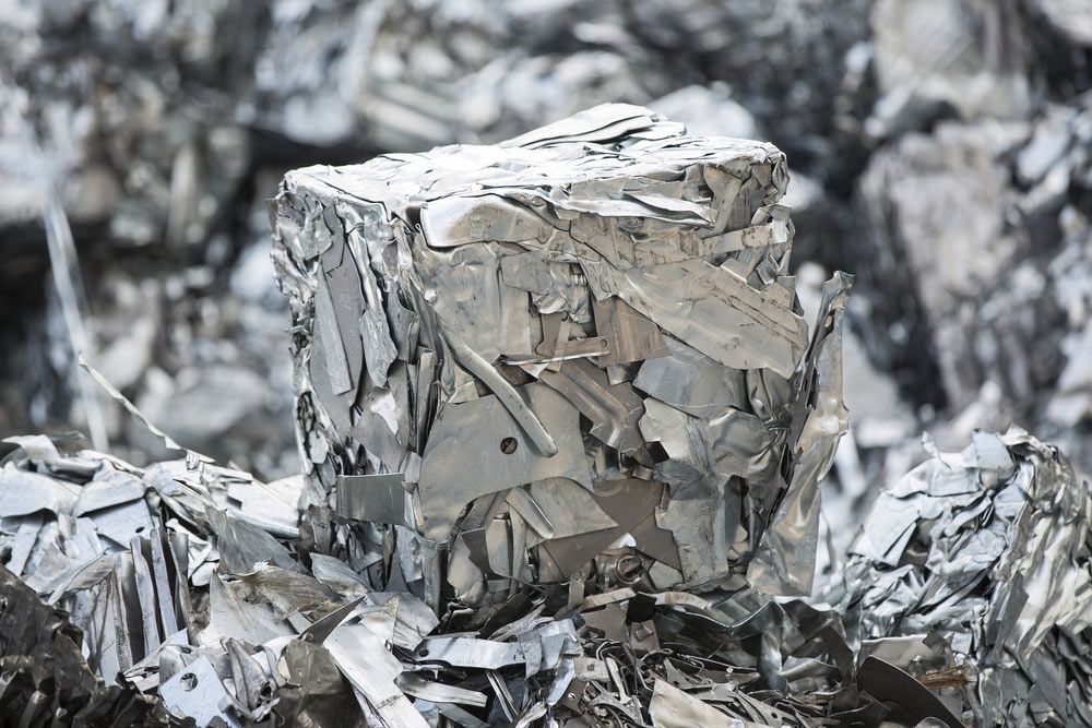 Recyclable steel waste and metal pile, including stainless steel scraps — Professional Scrap Metal Recycling in Berrimah, NT