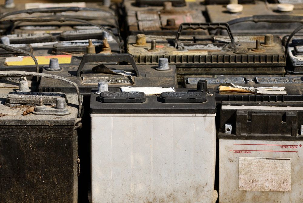 Metal recycling scrap yard specializing in batteries — Professional Scrap Metal Recycling in Palmerston, NT