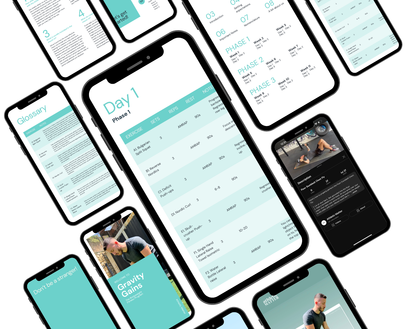 A clear guide to reaching your fitness goals with the Athletic Matter personalized programs