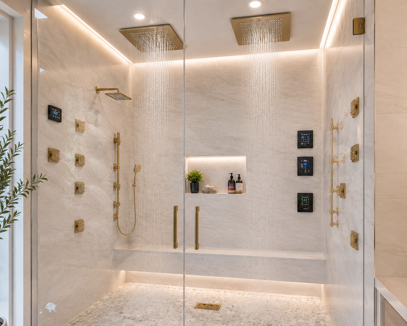 LUXURY SPA INSPIRED MASTER BATHROOM UPGRADE| ST CHARLES MO | JUST BATHROOMS 636 LUXURY STEAM SHOWER MASTER BATHROOM REMODEL| ST CHARLES MO | JUST BATHROOMS 636