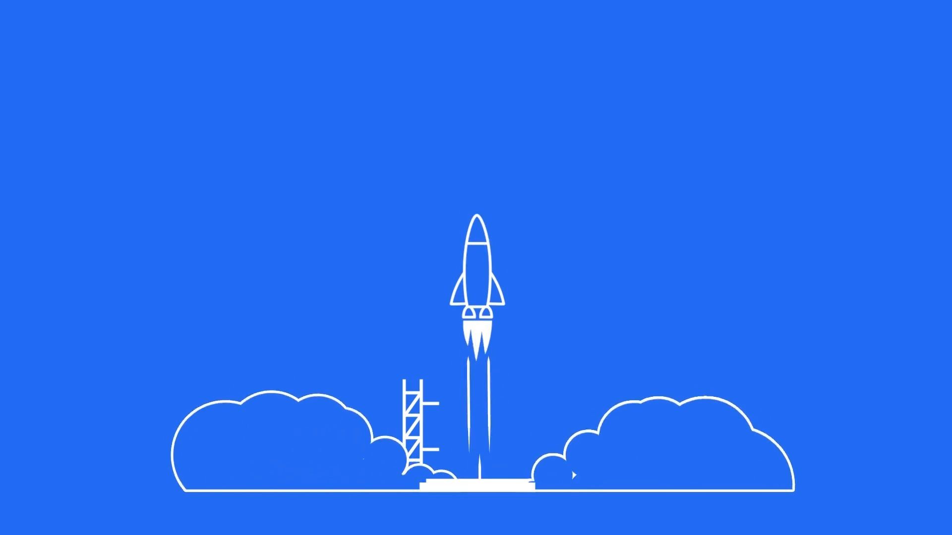rocket taking off