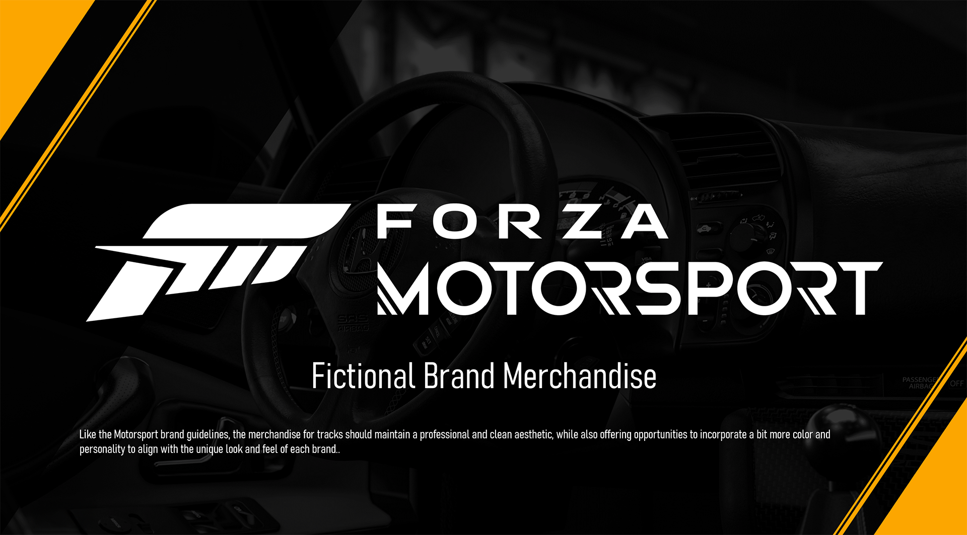 Forza Motorsport logo with the title