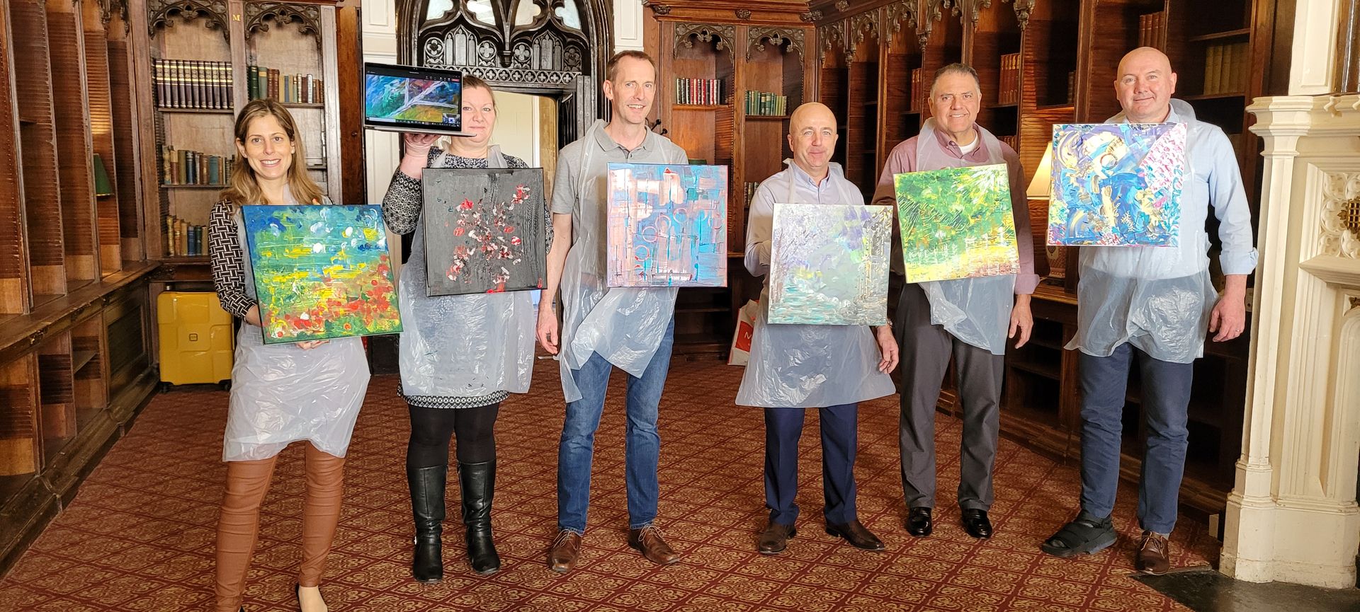 Spirax Sarco leadership team art workshop testimonial