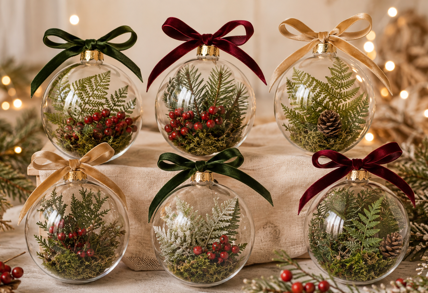 Christmas bauble-making team building workshop