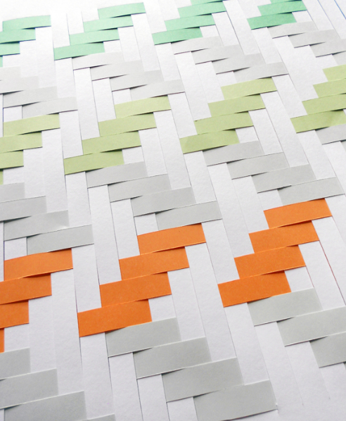 In-person corporate paper weaving team building workshop