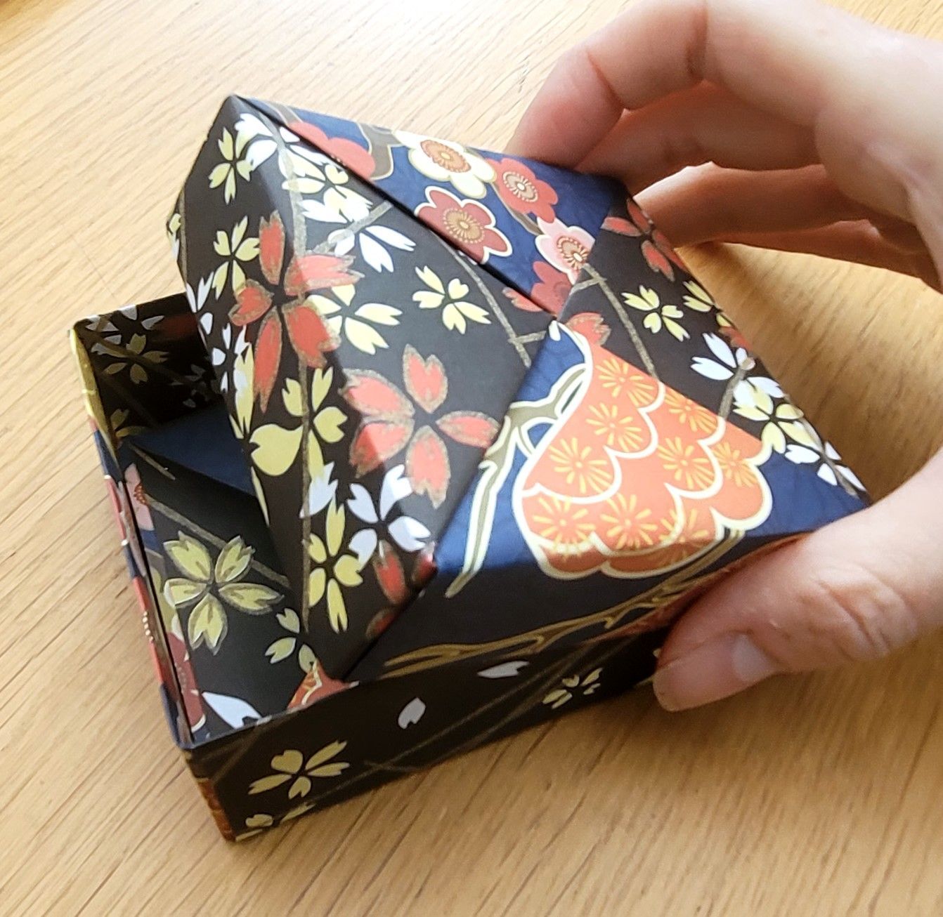 Online origami team building workshop