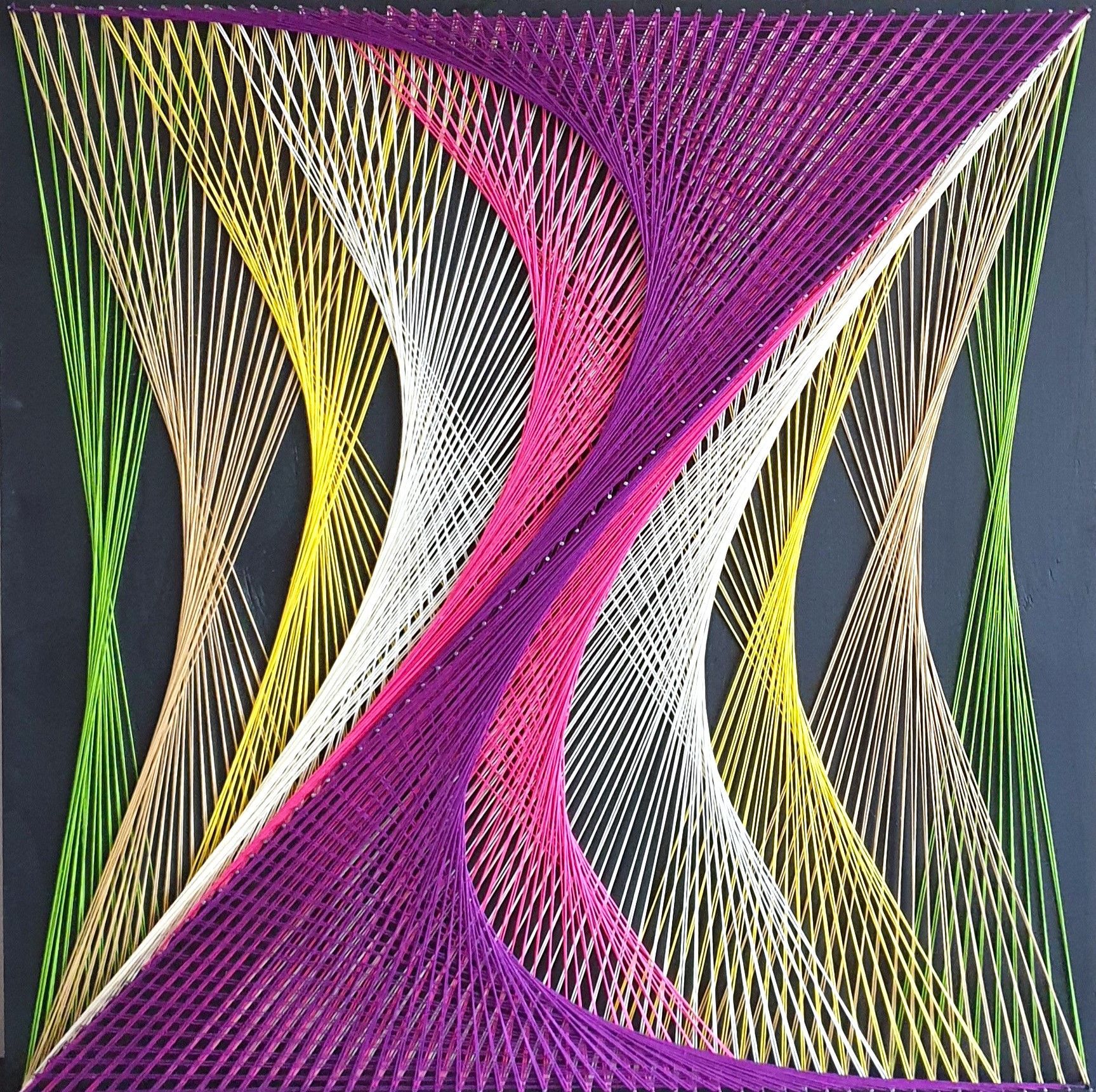 In-person corporate string art team building workshop