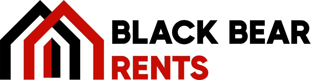 Black Bear Rents Logo - header, go to homepage