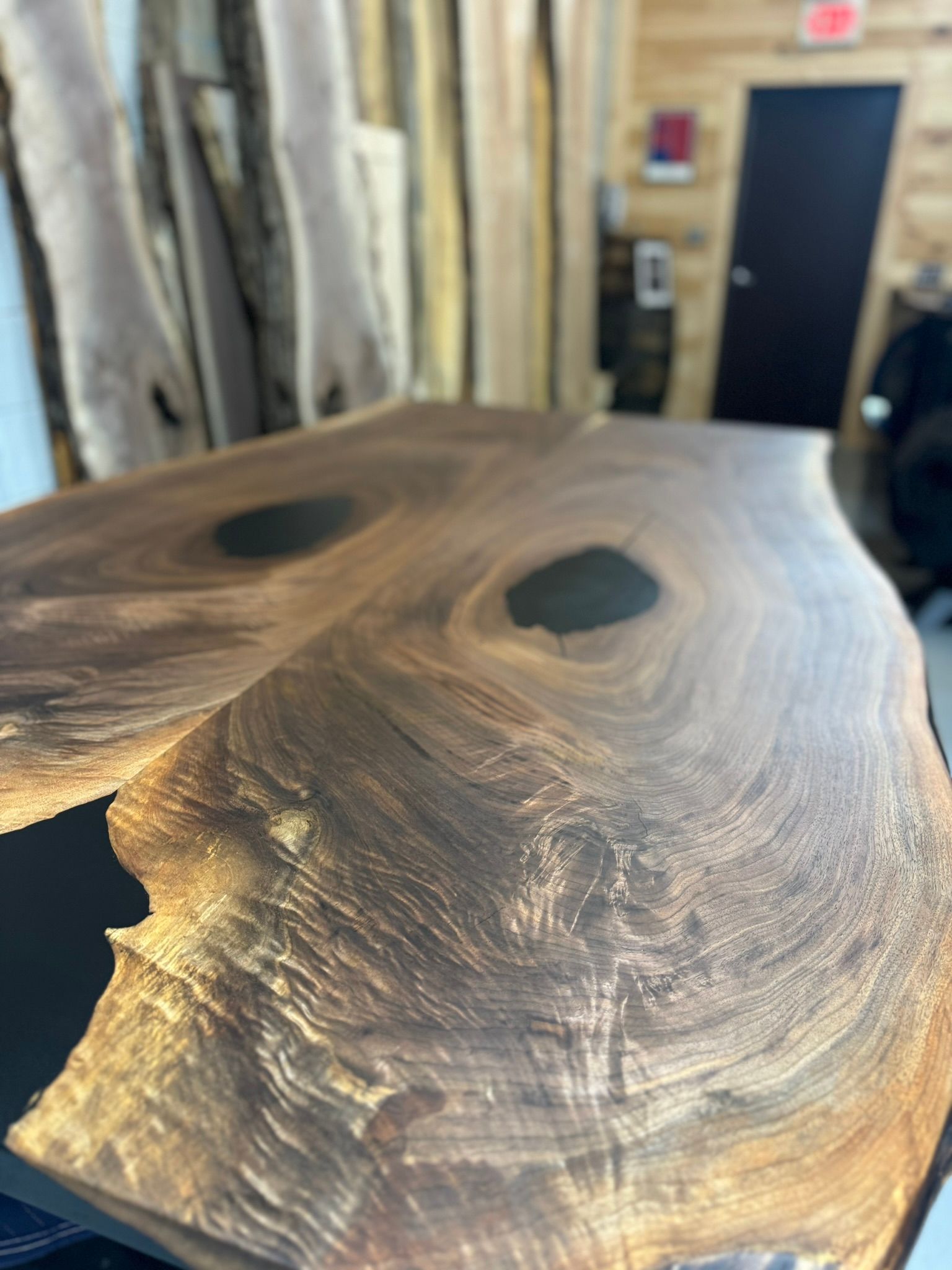 A close up of a piece of wood with a hole in it.