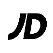 Black and white JD Sports logo; a stylized