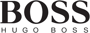 The Hugo Boss logo, with the word BOSS above and HUGO BOSS below in a smaller font.