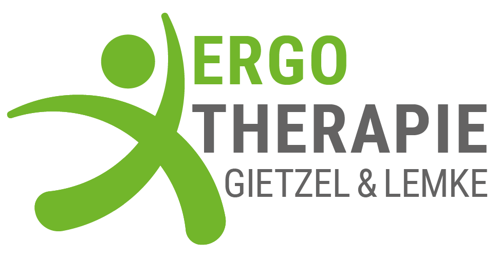 Ein grünes Logo für ein Unternehmen namens Ergo Therapie Gietzel & Lemke.