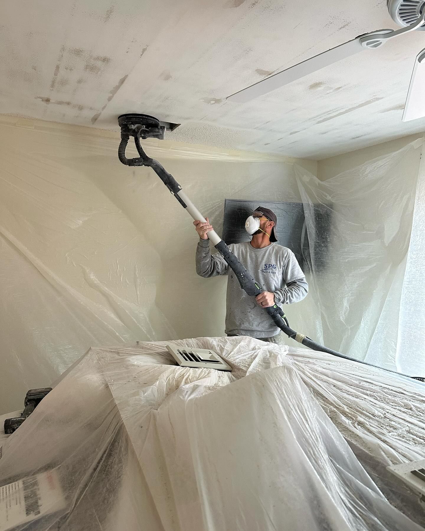 Best LBI Painter SPG Paint and Stain popcorn removal ocean county