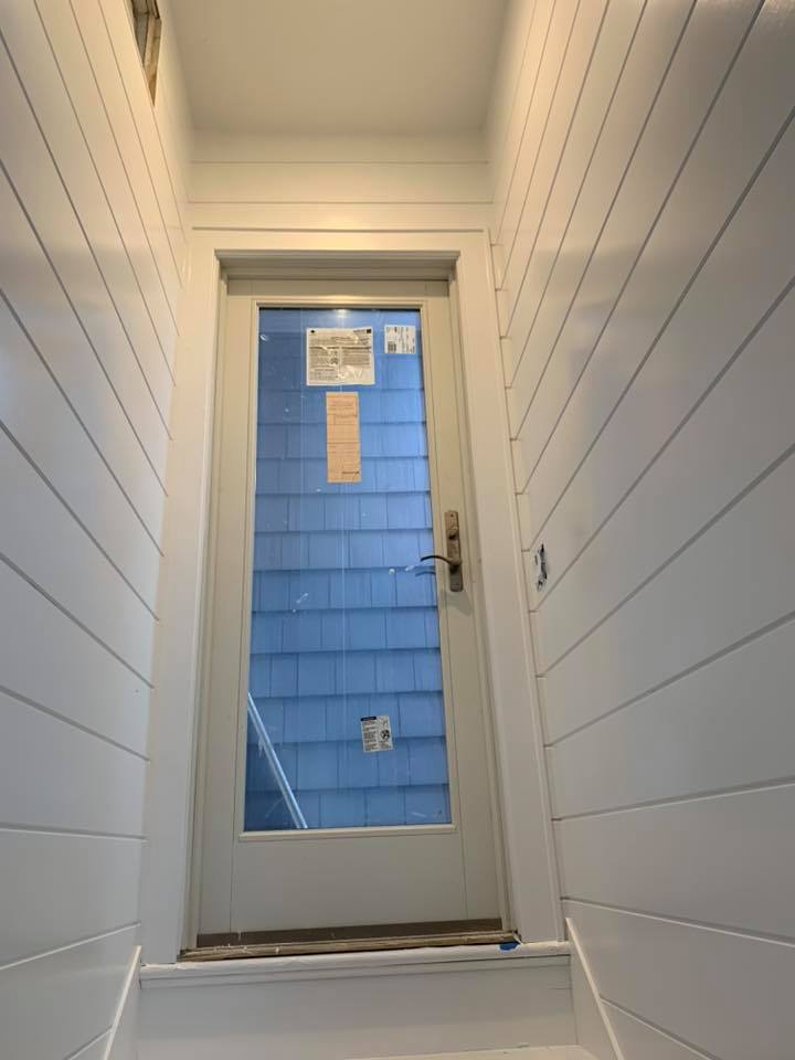 New home construction builder spec house SPG Paint and Stain Loveladies Long Beach Island LBI Ship lap custom interior beach