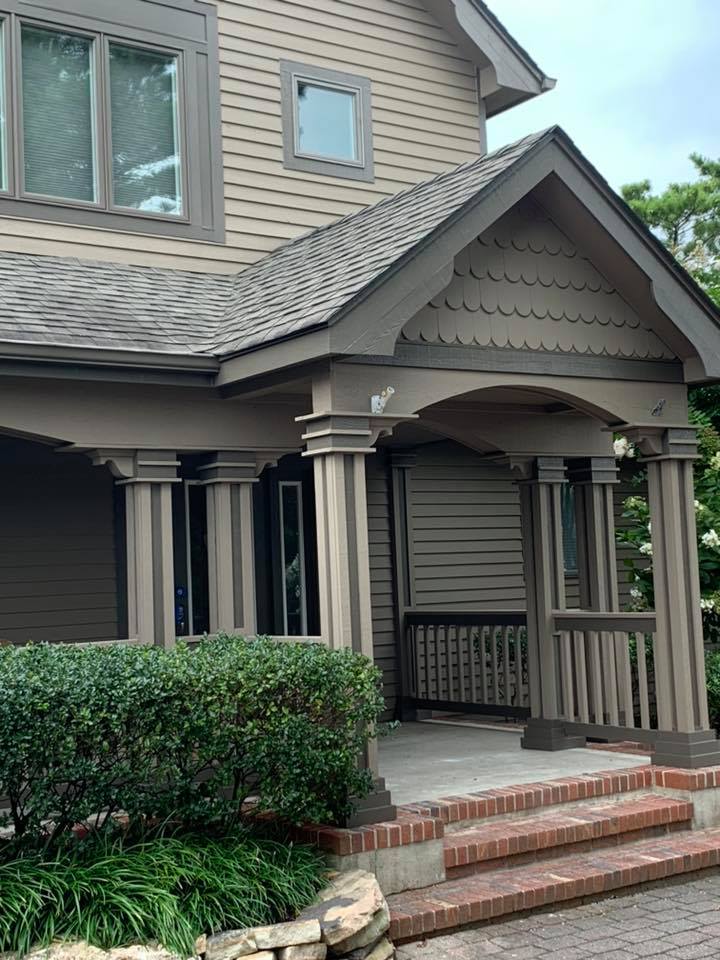 Cedar Shake Siding House Painting SPG Paint and Stain Barnegat Light Painters LBI Harvey Cedars